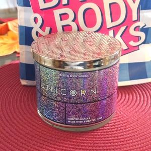BBW Unicorn Sprinkles 3 wick candle 🕯️